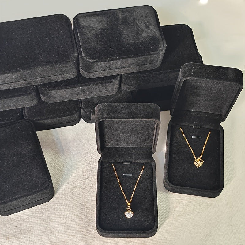 10pcs/12pcs Jewelry Boxes, Ideal for Packaging Necklaces, Pendants, Rings, Bracelets, High-End Gift and Jewelry Storage Boxes, Jewelry Boxes