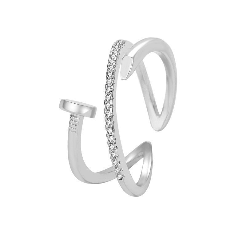 High-end Fashion 1pc Ring | Versatile Design Index Finger Ring