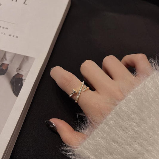 High-end Fashion 1pc Ring | Versatile Design Index Finger Ring