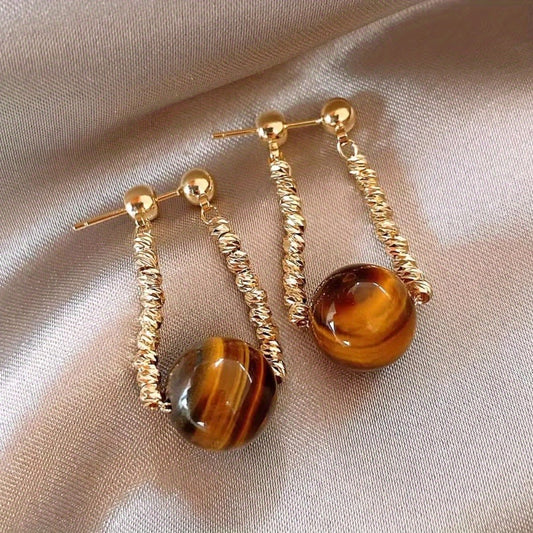 Fashionable retro light luxury temperament earrings