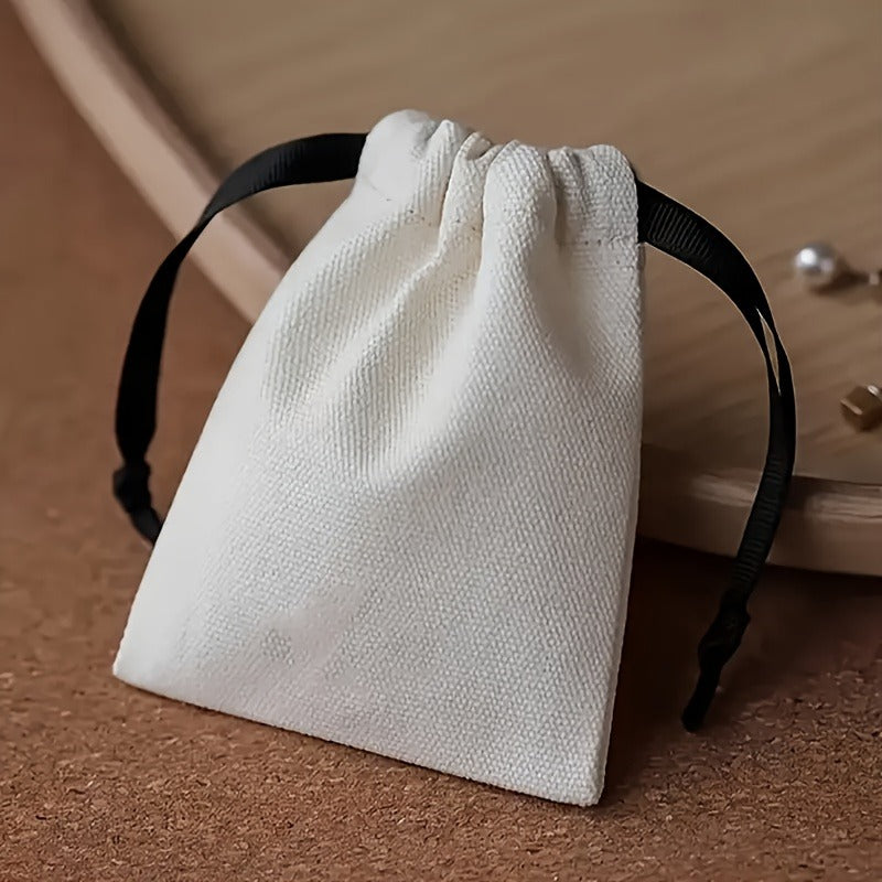 [Jewelry Storage] Pack of 10 Jewelry Storage Bags | Drawstring Bag | Jewelry and Ring Storage | DIY Party Gift Bag | Accessory Bag | Wedding Gift Bag, Birthday, Christmas, Halloween, Thanksgiving, Valentine's Day, Marriage