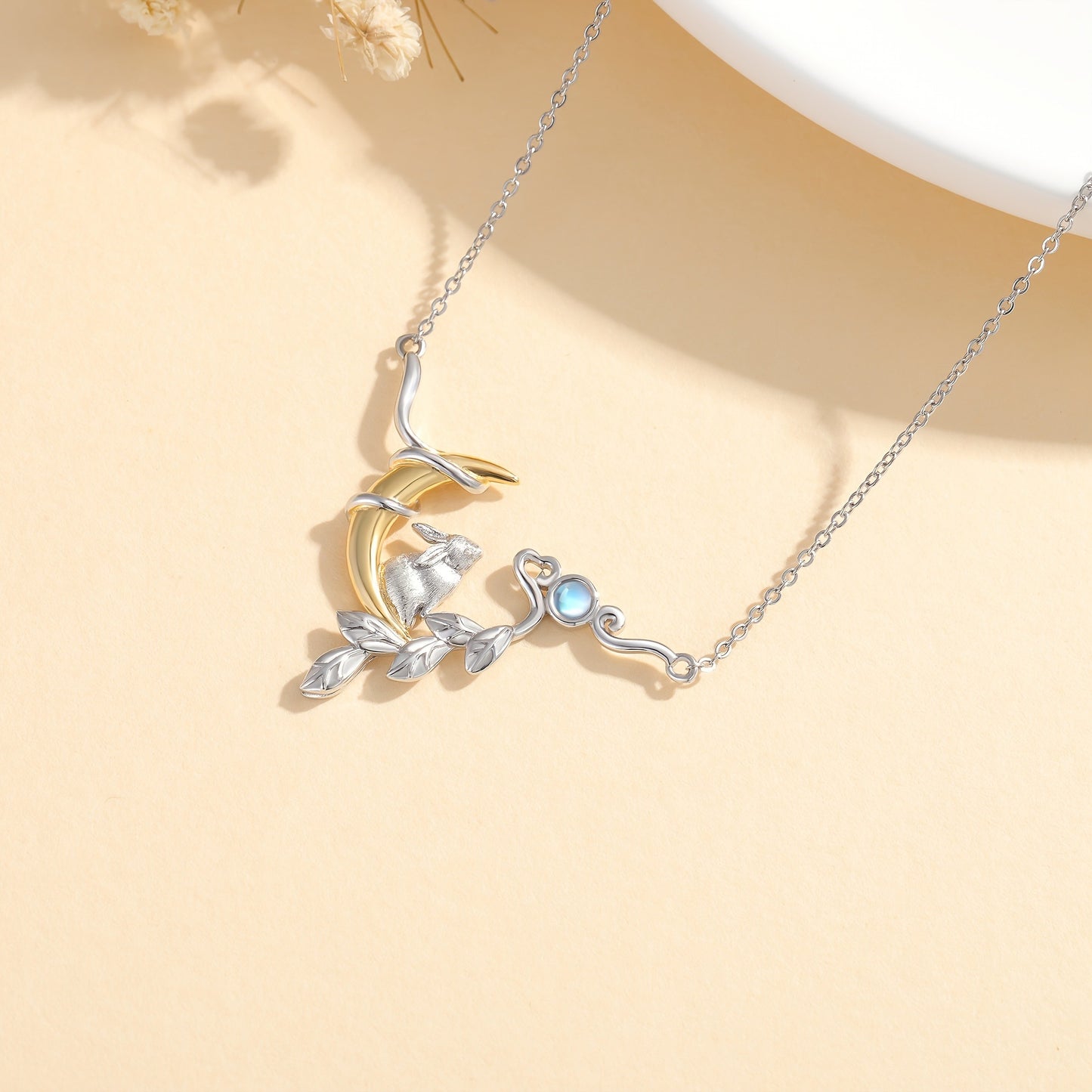 Bunny Necklace 925 Sterling Silver Bunny Pendant Rabbit Bunny Jewelry Easter Mothers Day Gifts For Women